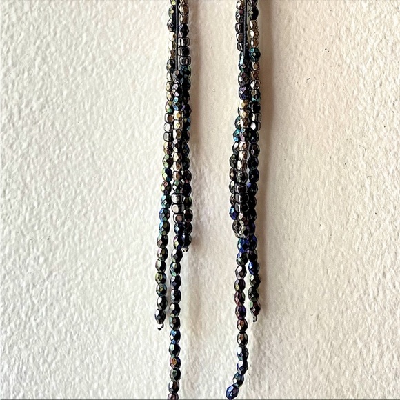 Multicoloured beaded earrings UO - Picture 3 of 3